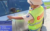 Xử phạt 55 triệu đồng tài xế không có giấy phép lái xe, chạy quá tốc độ trên cao tốc