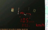 Tài xế bị tước GPLX vì điều khiển ô tô 105km/h trong khu dân cư, vi phạm nồng độ cồn