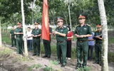 Bộ CHQS tỉnh Tây Ninh khảo sát, xác minh thông tin 2 hố chôn liệt sĩ tại xã Tân Thành