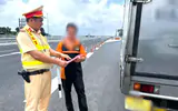 CSGT tăng cường tuần tra, xử lý nhiều tài xế vi phạm trên cao tốc Biên Hòa - Vũng Tàu