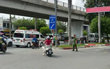 Nút giao đường Nguyễn Ái Quốc và đường ven sông Đồng Nai thí điểm phân luồng mới