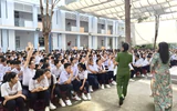 Lâm Đồng: Tuyên truyền pháp luật giao thông cho khoảng 2.800 học sinh