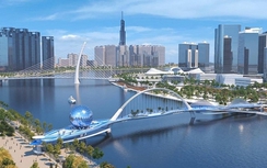 TP.HCM duyệt thiết kế cầu đi bộ qua sông Sài Gòn