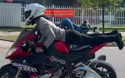 Người dạy Ngọc Trinh "làm xiếc" trên xe bị tước bằng lái