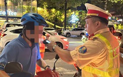 Kiểm tra nồng độ cồn, CSGT Đồng Nai phát hiện dao tự chế