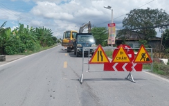Khắc phục hư hỏng mặt đường Hồ Chí Minh đoạn qua Đồng Tháp sau phản ánh của Báo Giao thông
