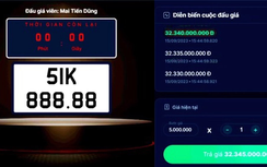 Bộ Tư pháp: Sẽ đề xuất phạt tiền người bỏ cọc đấu giá biển số