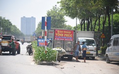 Đại lộ nghìn tỷ biến thành nơi giao nhận hàng hóa lộn xộn