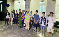 CSGT ngăn chặn nhóm thanh, thiếu niên cầm phóng lợn đi giải quyết mâu thuẫn