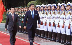Chủ tịch nước chủ trì lễ đón Tổng thống Mông Cổ thăm cấp Nhà nước tới Việt Nam
