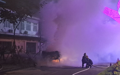 Kiểm tra nồng độ cồn, ma túy vụ 6 người ngồi trong xe Mercedes bốc cháy