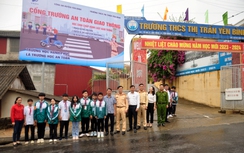 Cổng trường an toàn giao thông - Mô hình nhỏ, ý nghĩa lớn ở Yên Bái