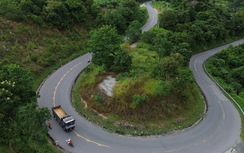 Tai nạn rình rập trên đèo Ngoạn Mục nối Ninh Thuận và Lâm Đồng