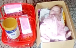 Bé 6 tháng tuổi bị bỏ rơi lúc rạng sáng trước căn nhà trong hẻm sâu