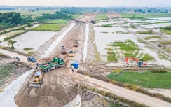 Huy động cả nghìn công nhân đẩy tiến độ dự án Vành đai 4 Vùng Thủ đô