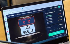 Đấu giá biển số sáng 4/11: Biển 30K-555.55 chốt mức 14,495 tỷ