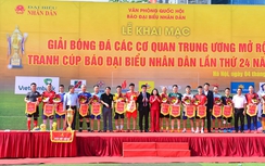 16 đội bóng tranh tài tại giải bóng đá các cơ quan Trung ương mở rộng