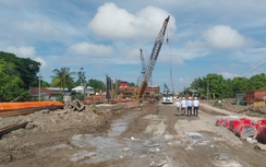 Cao tốc Cao Lãnh - An Hữu: Chờ nước rút mới thi công phần đường