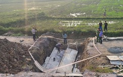 Đình chỉ thi công, làm rõ trách nhiệm sự cố sập tấm đan tại dự án Diễn Châu - Bãi Vọt