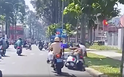 Tạm đình chỉ đại uý CSGT TP.HCM truy đuổi, đạp ngã xe người vi phạm