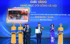 Báo Giao thông đạt giải Vàng "Khoảnh khắc báo chí 2022"