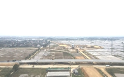 Thảm bê tông nhựa cầu vượt QL8 tại dự án cao tốc Diễn Châu - Bãi Vọt