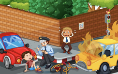 Xử trí thế nào khi trẻ gặp tai nạn giao thông?