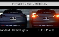 Xe điện Tesla nâng cấp phần mềm tự bật đèn khẩn cấp sau va chạm