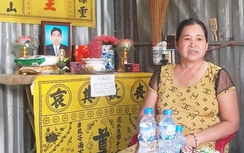 Chồng mất do tai nạn, vợ cùng con lay lắt trong căn nhà tạm