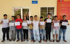 10 người thuê taxi, mang hung khí đi giải quyết mâu thuẫn ở Cà Mau