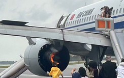 Máy bay của hãng hàng không Trung Quốc phải hạ cánh khẩn vì cháy động cơ giữa trời