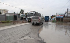 Tiền Giang: Đường tỉnh 870 xuống cấp, nhà thầu hứa sửa chữa ngay