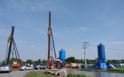 Vướng mặt bằng, dự án đường tỉnh 830E chưa thể thi công đại trà