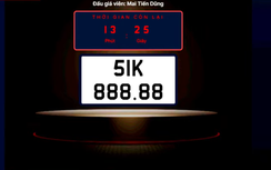 Biển số siêu đẹp 51K-888.88 trúng đấu giá siêu "khủng": 32,34 tỷ đồng