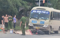 Tài xế xe máy tử vong sau va chạm với ô tô khách