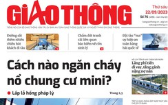 Tin mới nhất, hay nhất trên Báo Giao thông ngày 22/9/2023