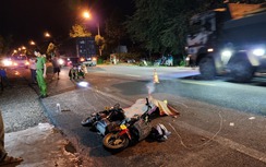 Trên đường đón cháu đi học về, bà bị xe tải cán tử vong