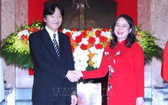 Phó chủ tịch nước đón, hội đàm với Hoàng Thái tử và Công nương Nhật Bản