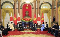 Chủ tịch nước Võ Văn Thưởng và Phu nhân tiếp Hoàng Thái tử Nhật Bản Akishino và Công nương