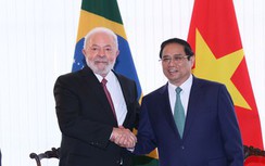 Thủ tướng Phạm Minh Chính hội đàm với Tổng thống Brazil Luiz Inacio Lula da Silva