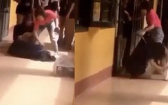 Công an Hà Nội xác minh clip cô giáo túm cổ áo, kéo lê học sinh
