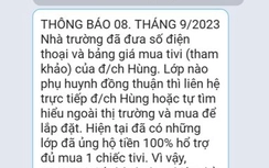 Một trường học ở Khánh Hòa phải trả lại tiền huy động mua ti vi