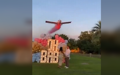 Máy bay rơi khi đang trình diễn giữa bữa tiệc, phi công thiệt mạng
