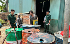 Bắt giữ hàng nghìn lít dầu DO không hóa đơn chứng từ ở Quảng Ngãi