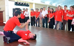 Quảng Ninh tập huấn sơ cấp cứu cho tình nguyện viên ATGT