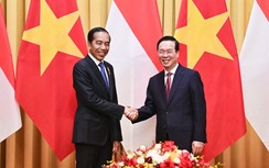 Chủ tịch nước chủ trì lễ đón cấp cao nhất Tổng thống Indonesia