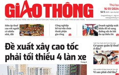 Tin mới nhất, hay nhất trên Báo Giao thông ngày 16/1/2024