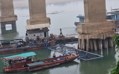 Chi 1,2 tỷ đồng khắc phục chống xói trụ móng cầu Trung Hà