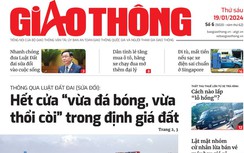 Tin mới nhất, hay nhất trên Báo Giao thông ngày 19/1/2024