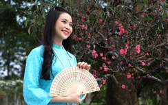 Du khách thích thú với hội thi hoa đào lần đầu tổ chức ở Thủ đô